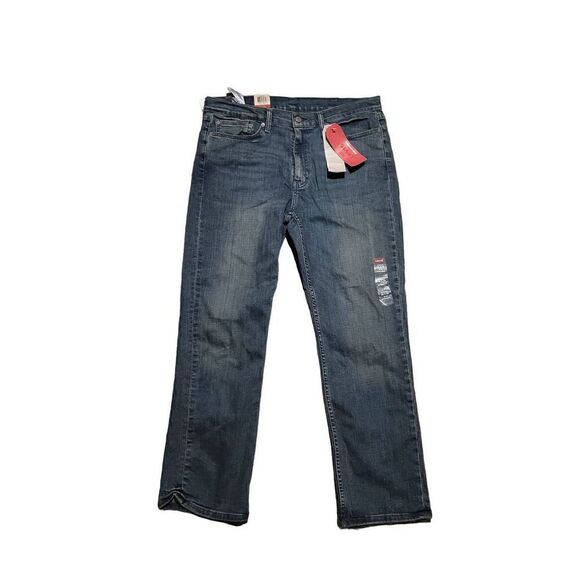 NWT Levi's 514 Straight Motion Stretch Flex Jeans Blue Men's 38 - Picture 1 of 4